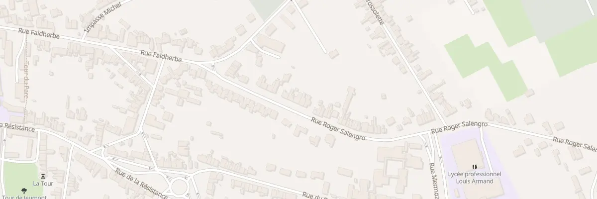 Plan du 138 Rue Roger Salengro à Jeumont