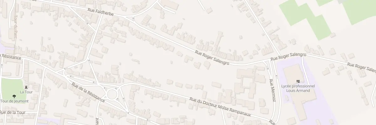 Plan du 159 Rue Roger Salengro à Jeumont