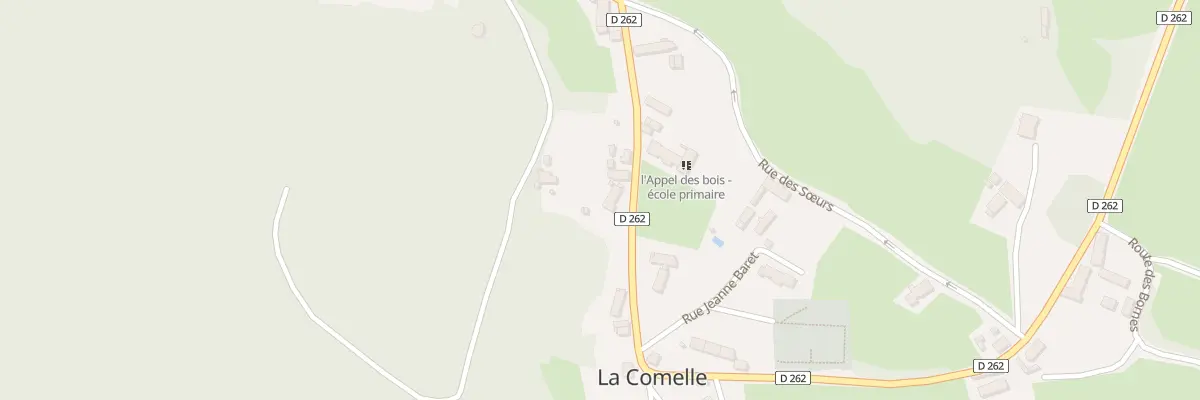 Plan du 5115 Le Bourg à La Comelle
