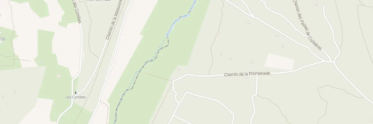 Plan du 5171A Che des Corbieres à Junas