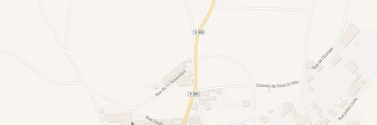 Plan du 2 Rue du Onze Novembre à Mailly-Champagne