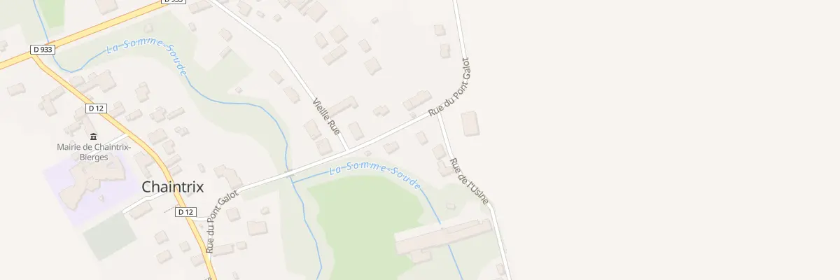 Plan du 2 Rue de l’Usine à Chaintrix-Bierges