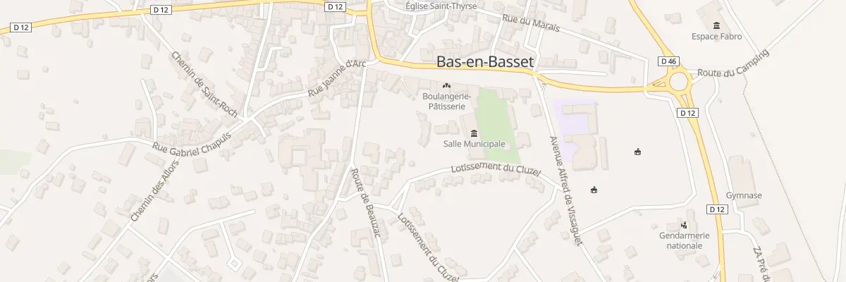 Plan du 9002 Bd de la Sabliére à Bas-en-Basset