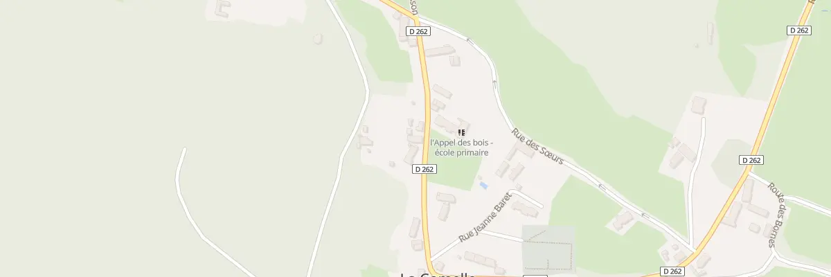 Plan du 5116 Le Bourg à La Comelle