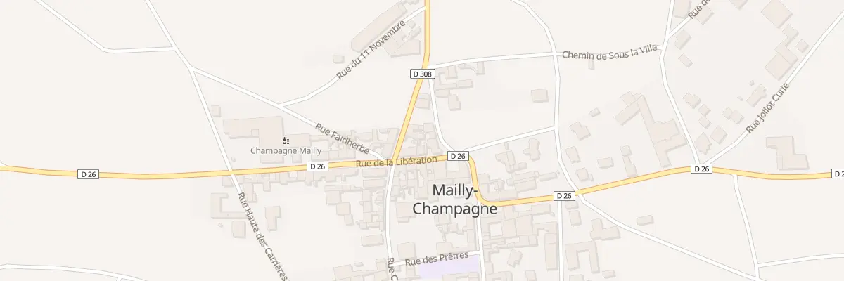 Plan du 4 Rue de la Liberation à Mailly-Champagne