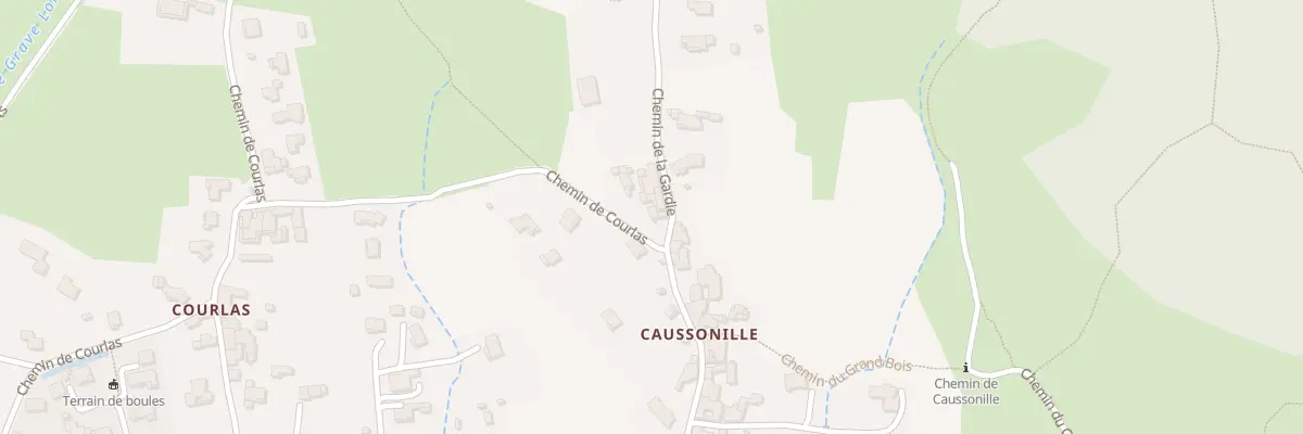 Plan du 22 Ham de Caussonnille à Saint-Julien-les-Rosiers
