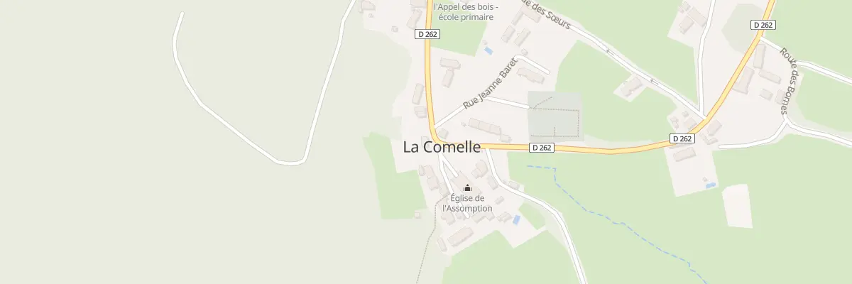 Plan du 5107 Le Bourg à La Comelle