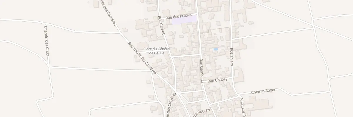 Plan du 25 Rue Carnot à Mailly-Champagne