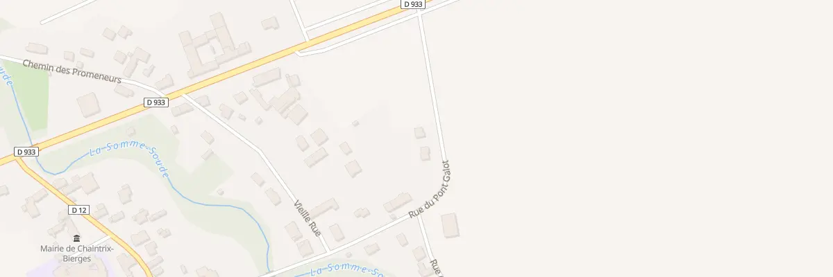 Plan du 25 Rue du Pont Galot à Chaintrix-Bierges