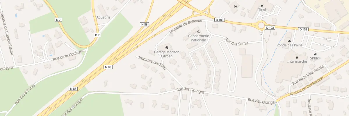 Plan du 9012 Bellevue à Yssingeaux