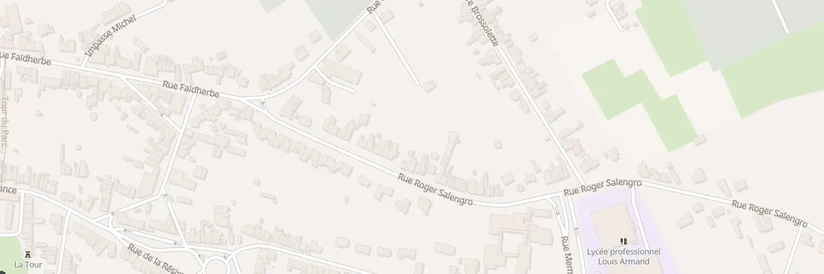 Plan du 174 Rue Roger Salengro à Jeumont