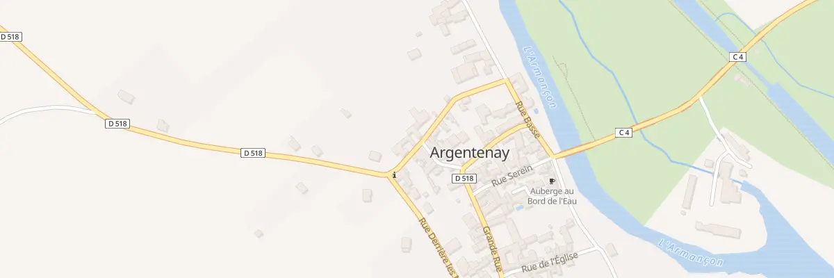 Plan du 3 Rue des Murailles à Argentenay