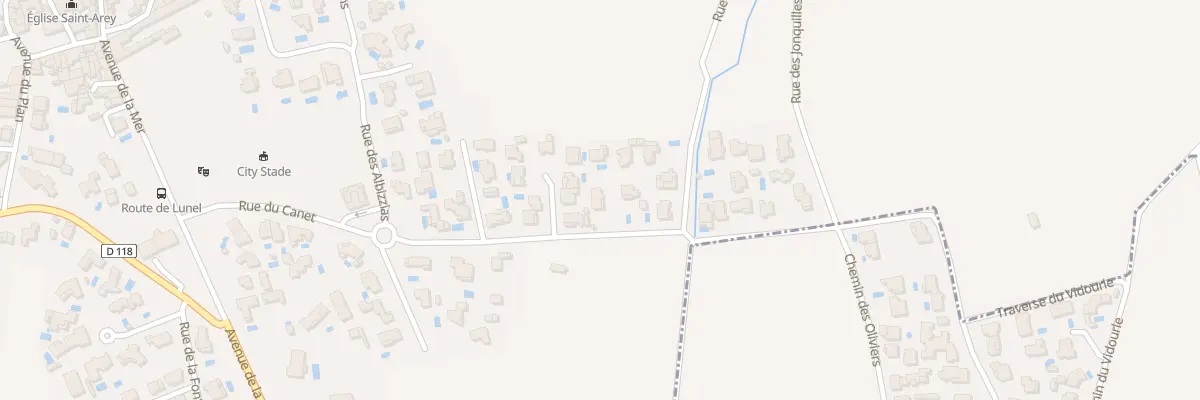 Plan du 371 Rue Du Canet à Saint-Sériès