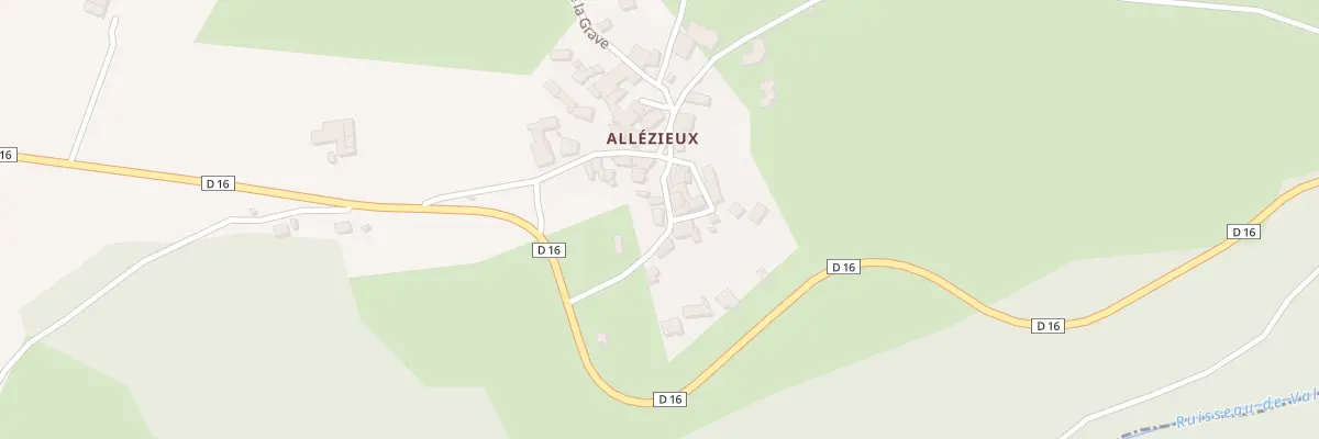 Plan du 34 Che de Pensier à Chenereilles