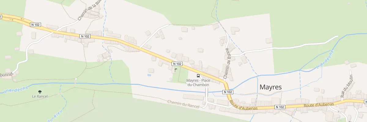 Plan du 116 Rte du Puy-En-Vey à Mayres