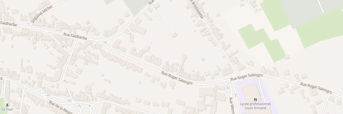 Plan du 184 Rue Roger Salengro à Jeumont