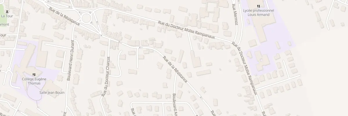 Plan du 722 Rue de la Résistance à Jeumont