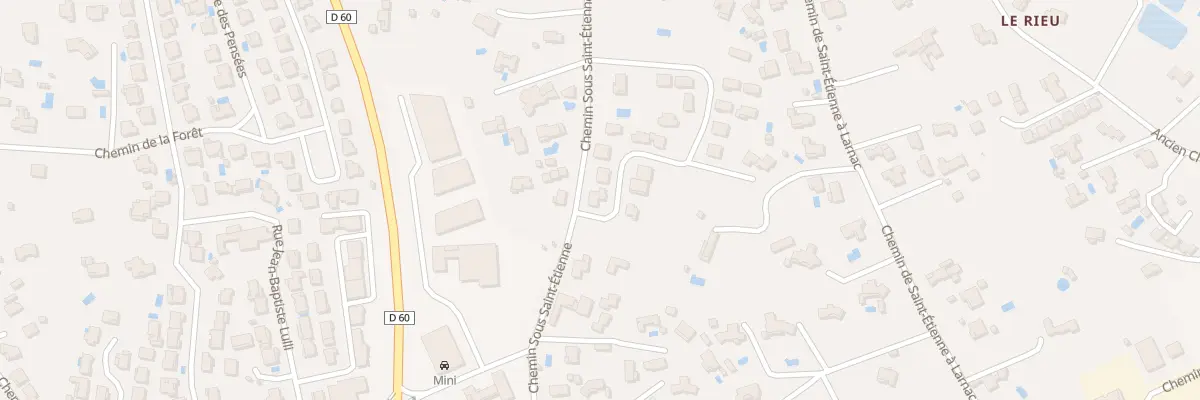 Plan du 1 Imp du Grand Chêne à Alès