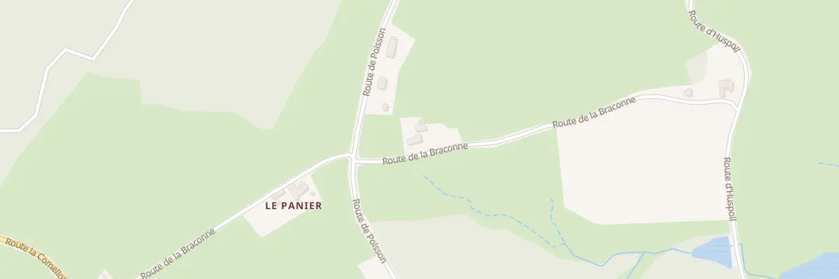 Plan du 16 Rte de la Braconne à La Comelle