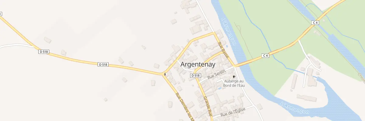 Plan du 4 Rue des Murailles à Argentenay