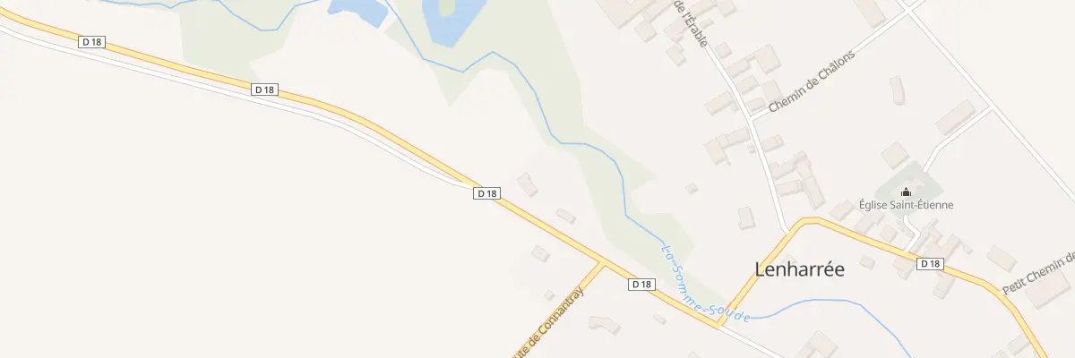 Plan du 1 Rue Vallée de La Somme à Lenharrée