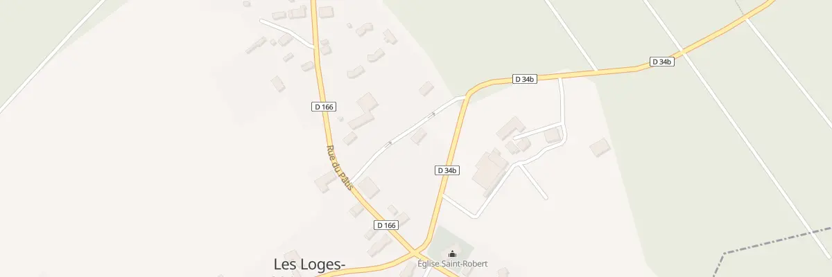 Plan du 2 Rue Bourbon aux Loges-Margueron