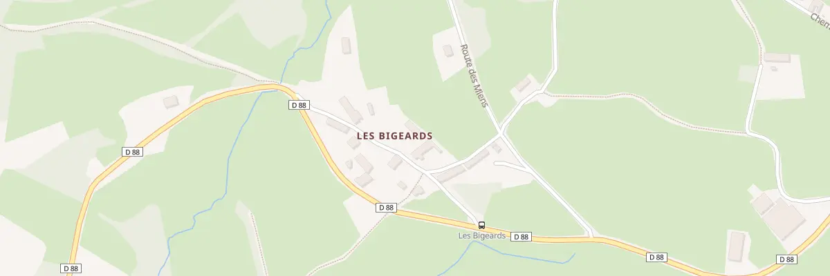 Plan du 5 Che de la Collonge à Anost
