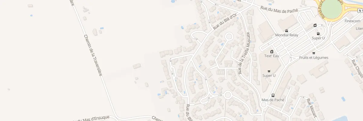 Plan du 44 Rue des Moissons à Lunel