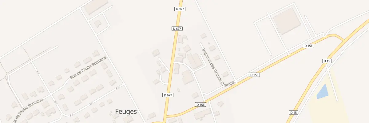 Plan du 3 Rte de Charmont à Feuges