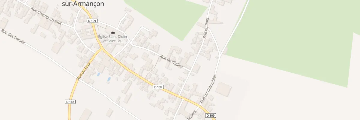 Plan du 4 Rue de l’Eglise à Argenteuil-sur-Armançon