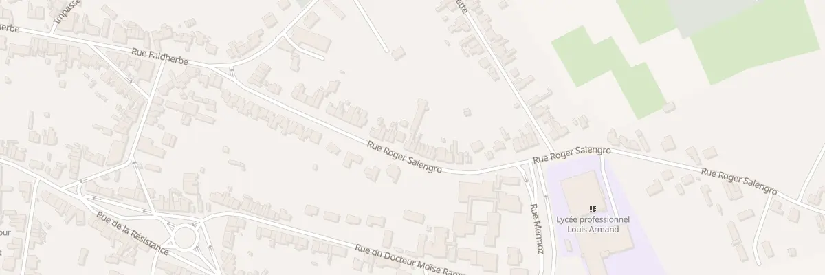 Plan du 212 Rue Roger Salengro à Jeumont