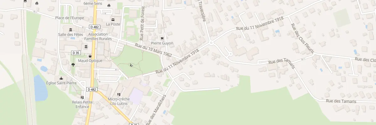 Plan du 242 Rue du Onze Novembre 1918 à Pouilly-sous-Charlieu