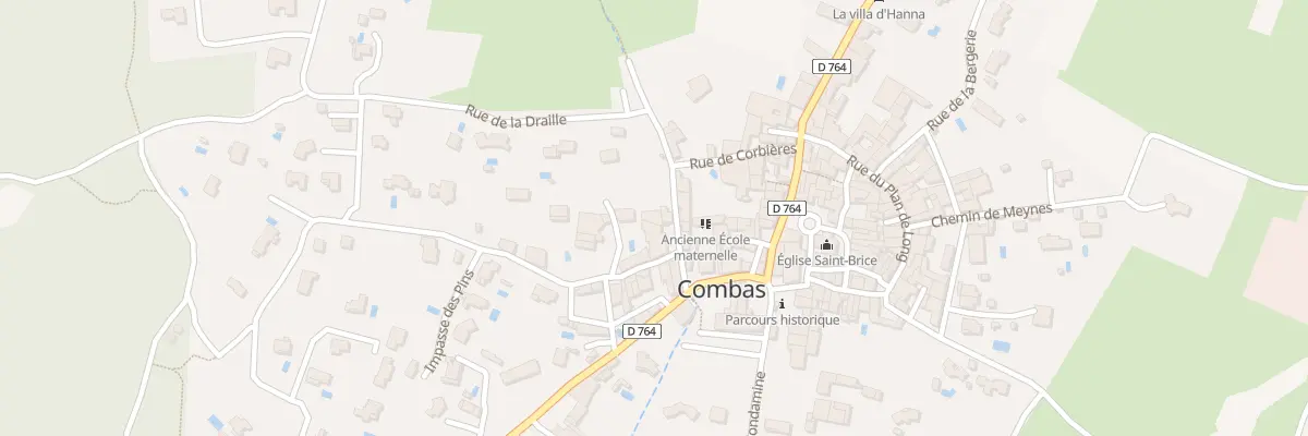 Plan du 11 Rue du Tombarel à Combas