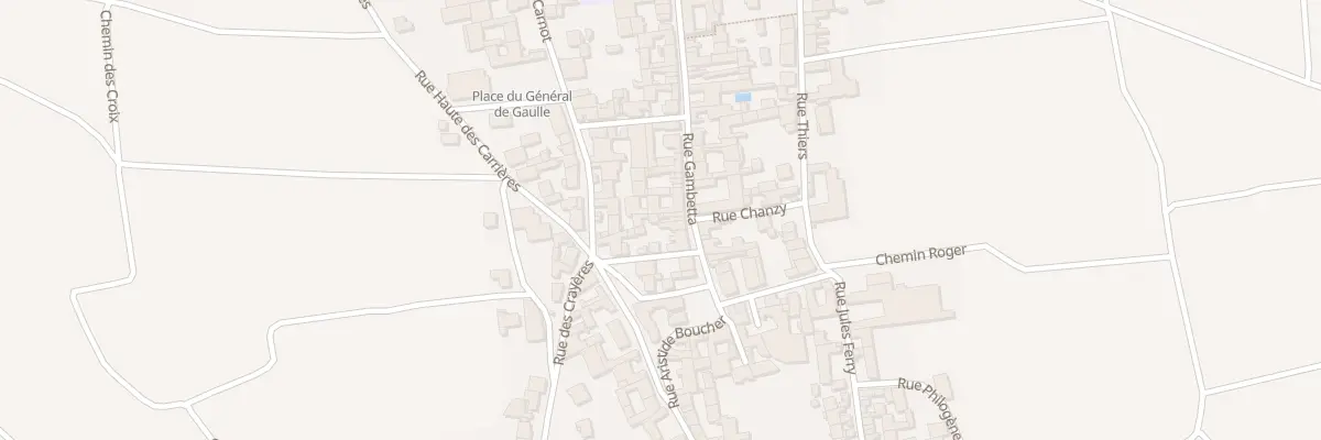 Plan du 42 Rue Gambetta à Mailly-Champagne