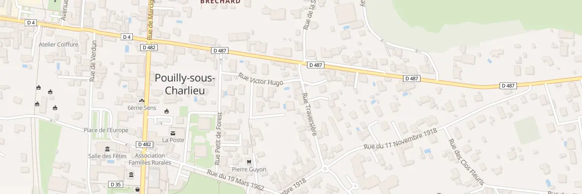 Plan du 50 Rue Traversière à Pouilly-sous-Charlieu
