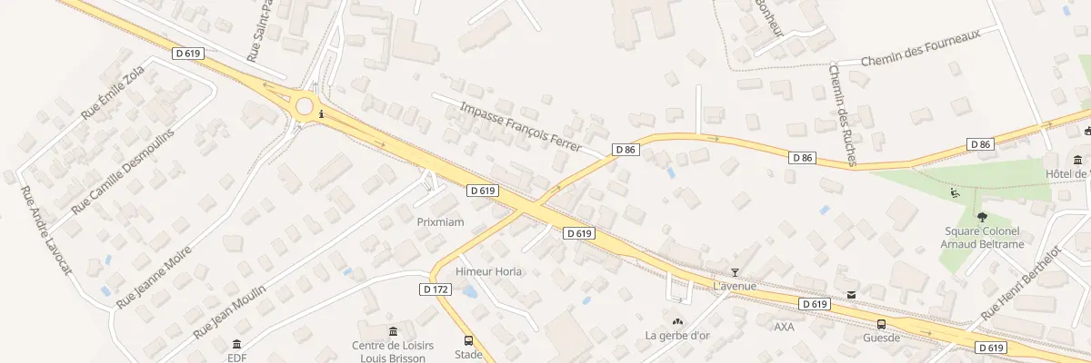 Plan du 19 Av Henri Barbusse à Saint-Parres-aux-Tertres