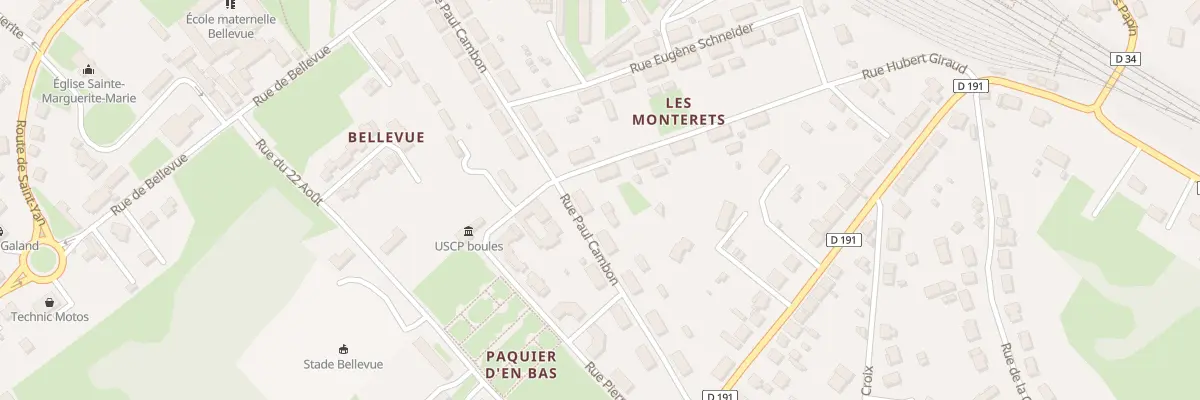 Plan du 15 Rue Paul Cambon à Paray-le-Monial