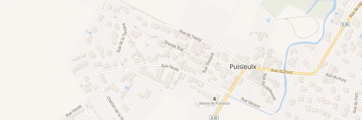 Plan du 6 Rue Haute à Puisieulx
