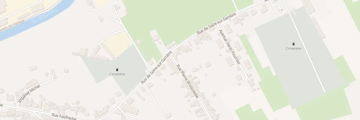 Plan du 265 Rue de Solre sur Sambre à Jeumont