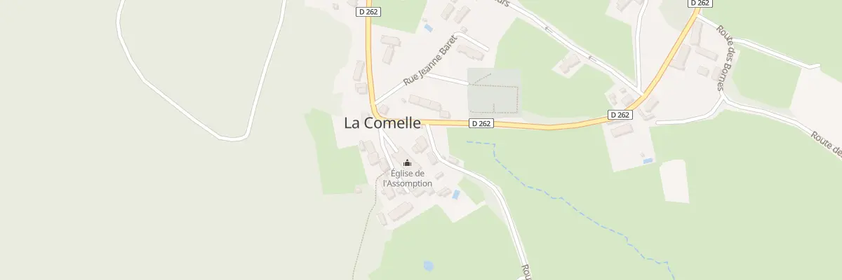 Plan du 2 Rte de Senavelle à La Comelle