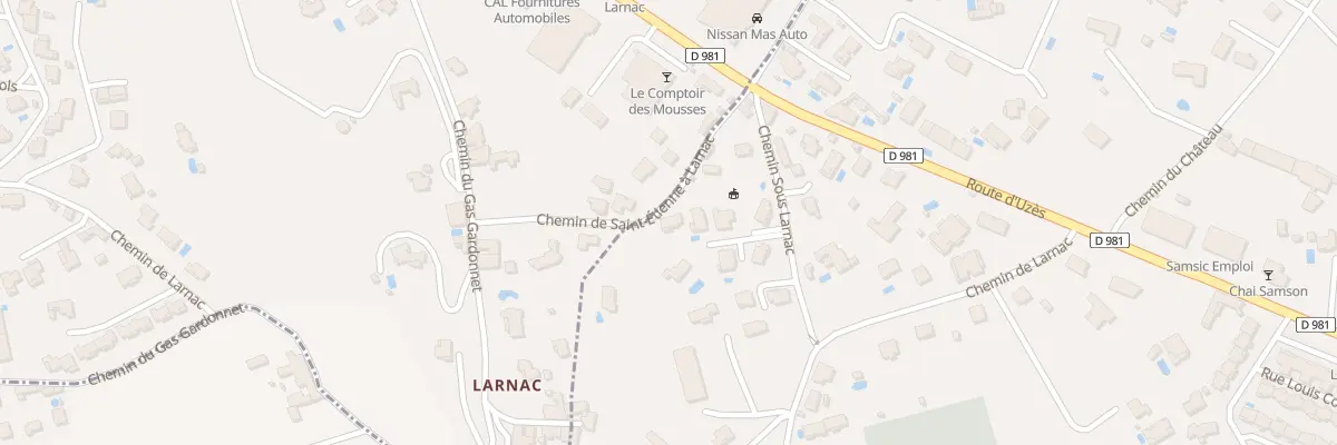 Plan du 156 Che de Saint Etienne à Larnac à Saint-Hilaire-de-Brethmas