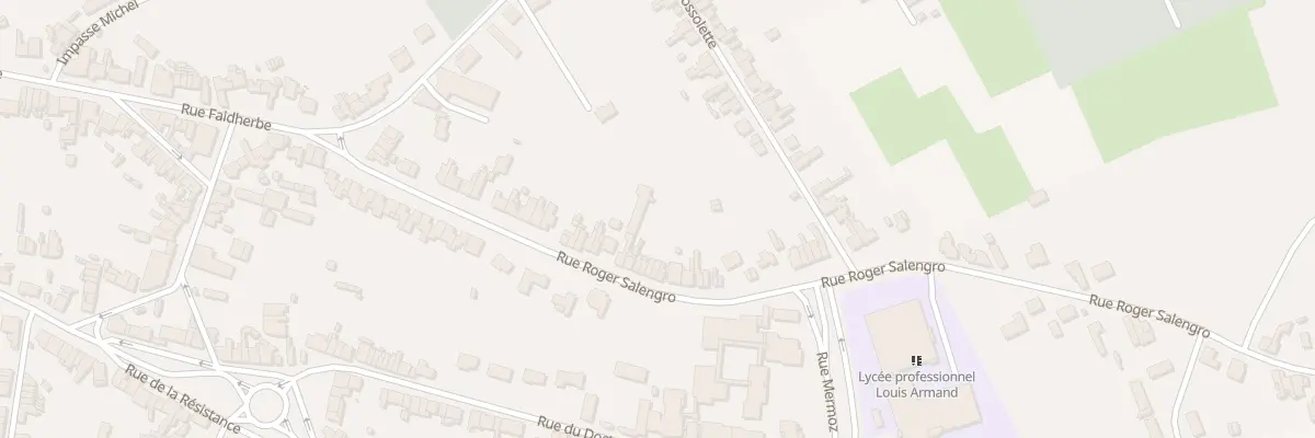 Plan du 228 Rue Roger Salengro à Jeumont