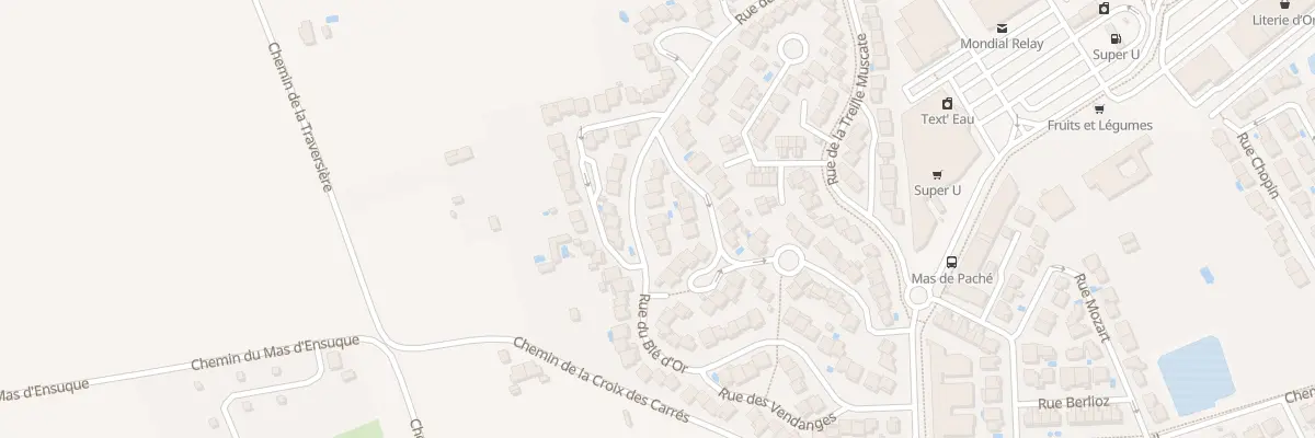 Plan du 318 Rue du Ble d’Or à Lunel
