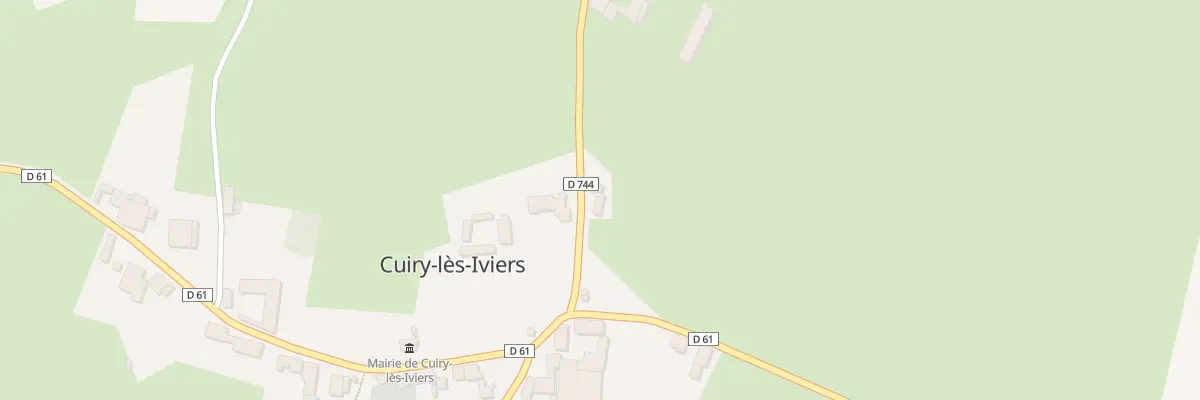 Plan du 2 Rue du Château à Cuiry-lès-Iviers