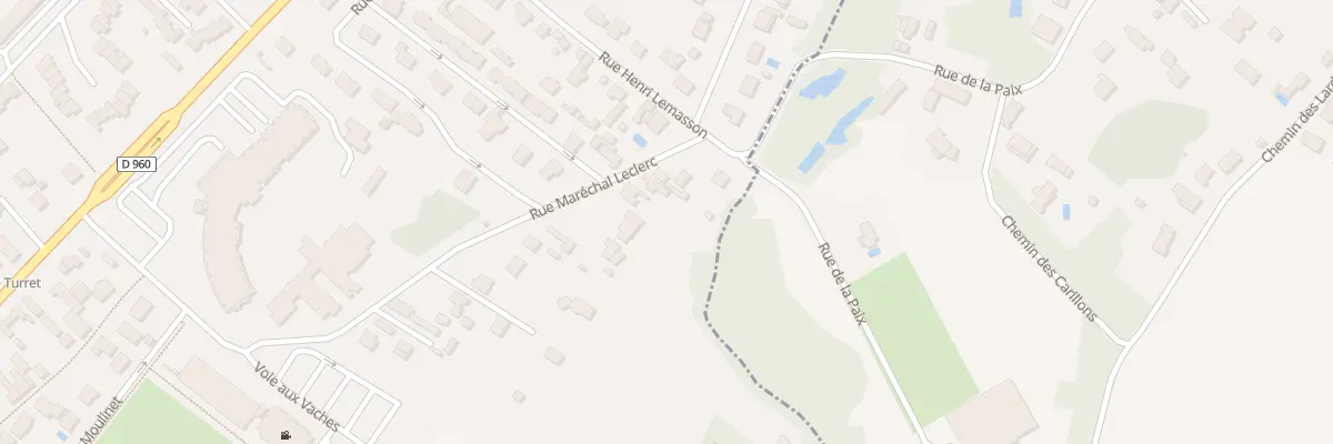 Plan du 30 Rue Maréchal Leclerc à Pont-Sainte-Marie