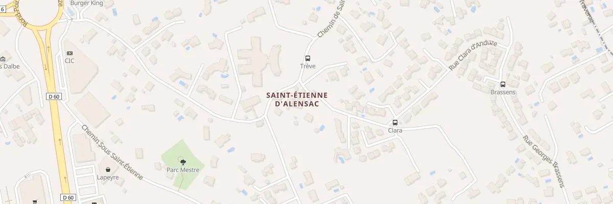Plan du 18 Che Mas de la Treve à Alès