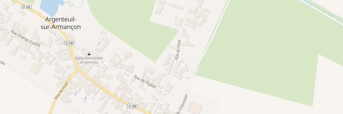 Plan du 5 Rue du Pont à Argenteuil-sur-Armançon