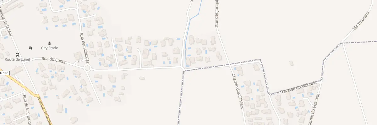 Plan du 467 Rue Du Canet à Saint-Sériès