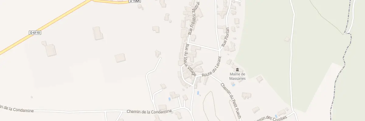 Plan du 5086 Rue du Vieux Village à Massanes