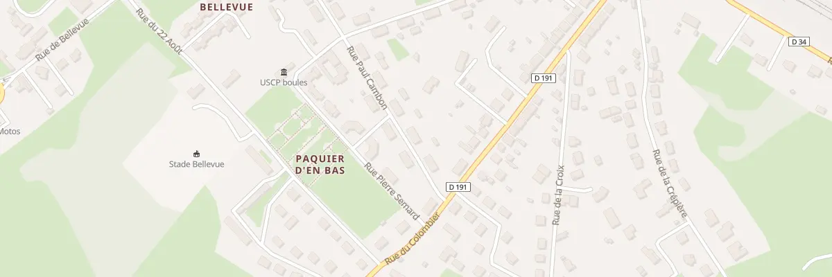 Plan du 21 Rue Paul Cambon à Paray-le-Monial
